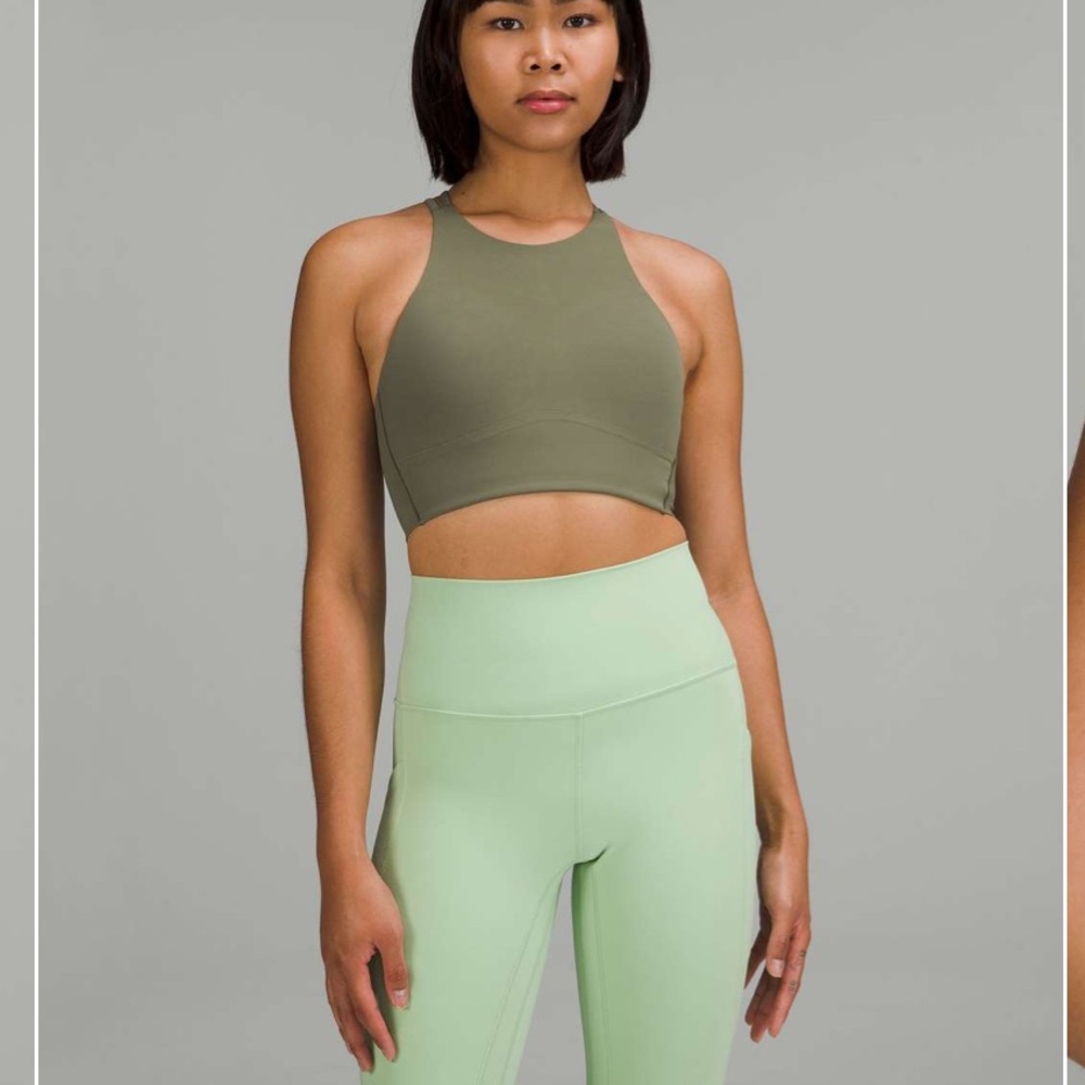 Lululemon like a cloud longline high-neck bra